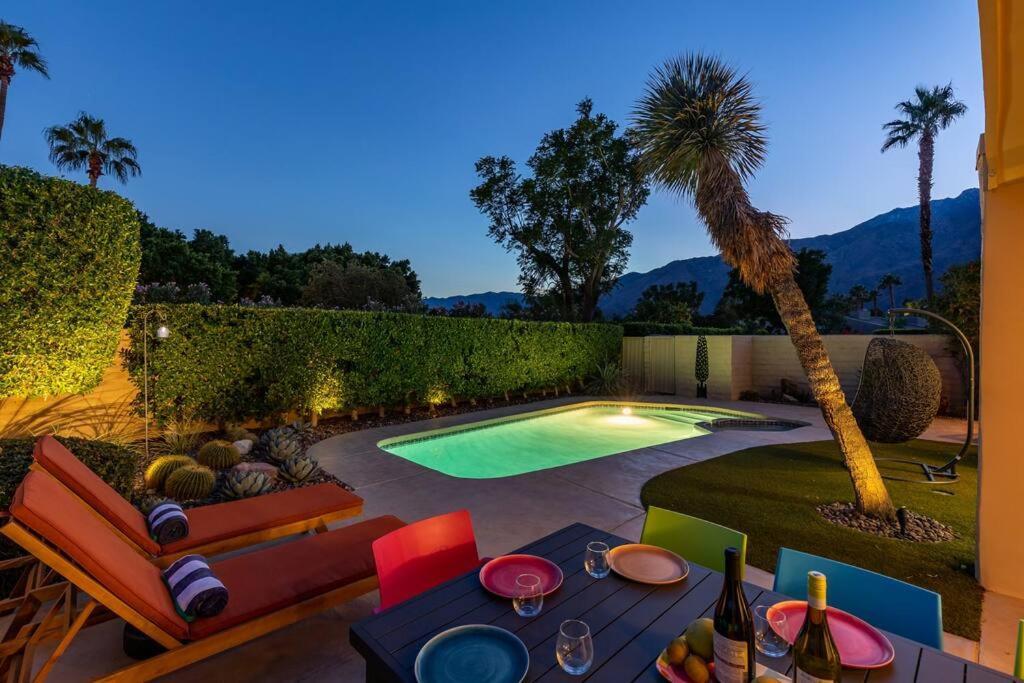 The Sunset House Pool & Spa Palm Springs Exteriör bild