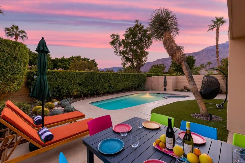 The Sunset House Pool & Spa Palm Springs Exteriör bild